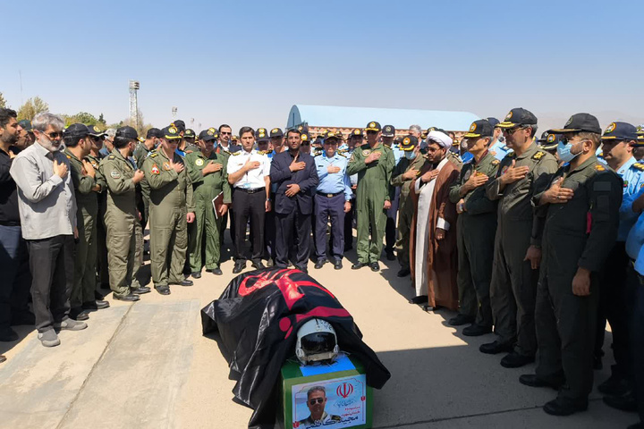 استقبال از پیکر مطهر شهید سرتیپ دوم خلبان کاظمی
