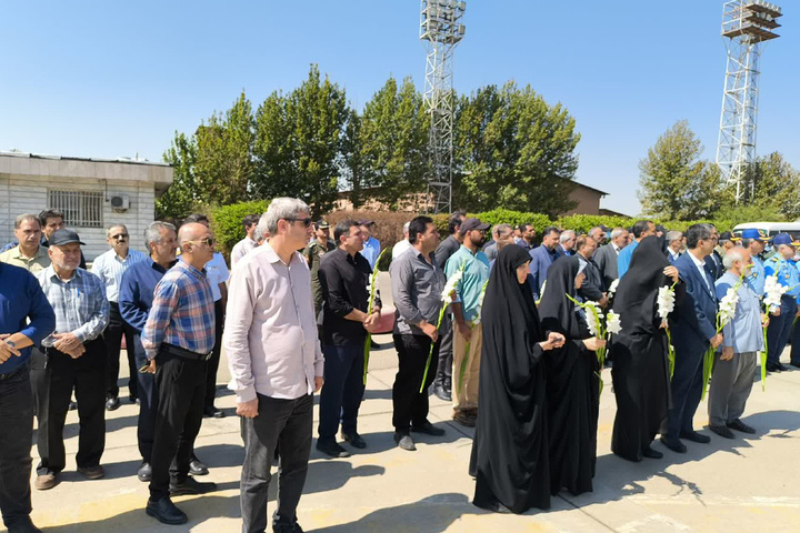 استقبال از پیکر مطهر شهید سرتیپ دوم خلبان کاظمی