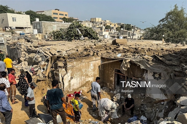 خسارت حمله موشکی‌ آمریکا به منازل مسکونی در قشم