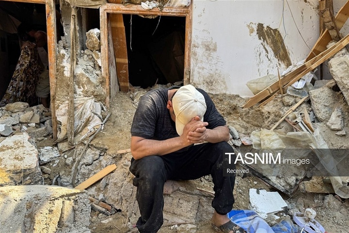 خسارت حمله موشکی‌ آمریکا به منازل مسکونی در قشم