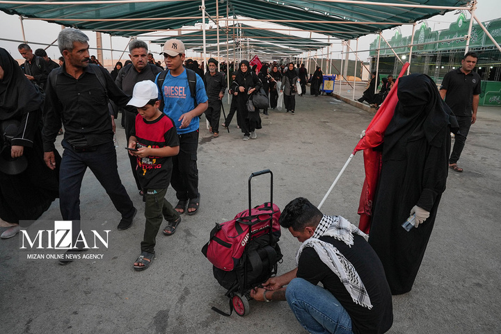 ایستگاه عشق و خدمت به زائران اربعین