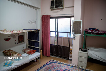 خسارات ناشی از تجاوز آمریکا به خوابگاه دانشجویی دانشگاه علوم پزشکی اهواز