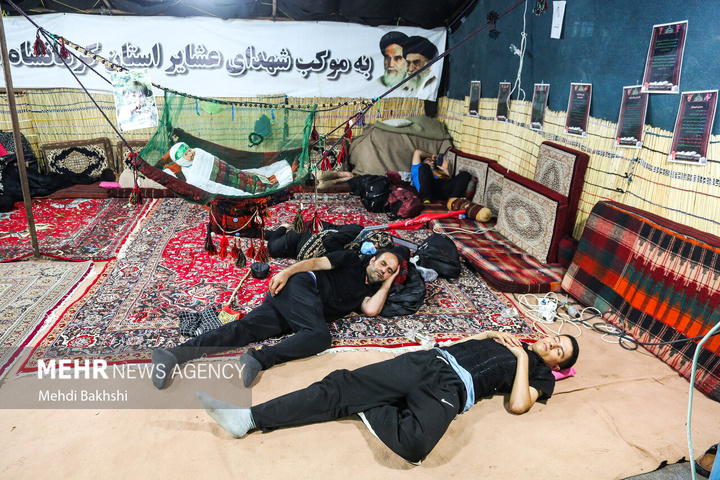 تردد زوار اربعین حسینی از مرز خسروی