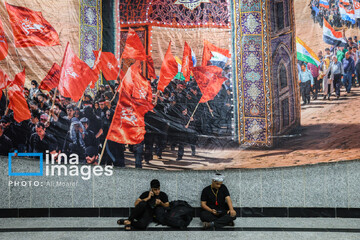 تردد زائران اربعین در پایانه مرزی چذابه