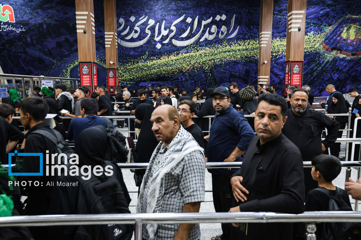 تردد زائران اربعین در پایانه مرزی چذابه