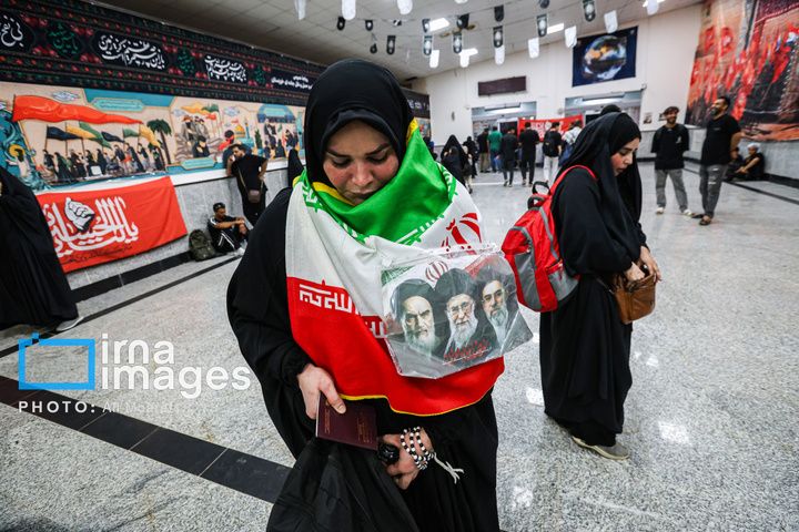 تردد زائران اربعین در پایانه مرزی چذابه
