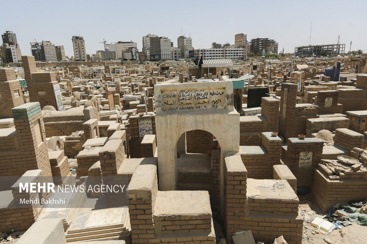 بزرگ‌ترین آرامستان جهان در آغوش نجف