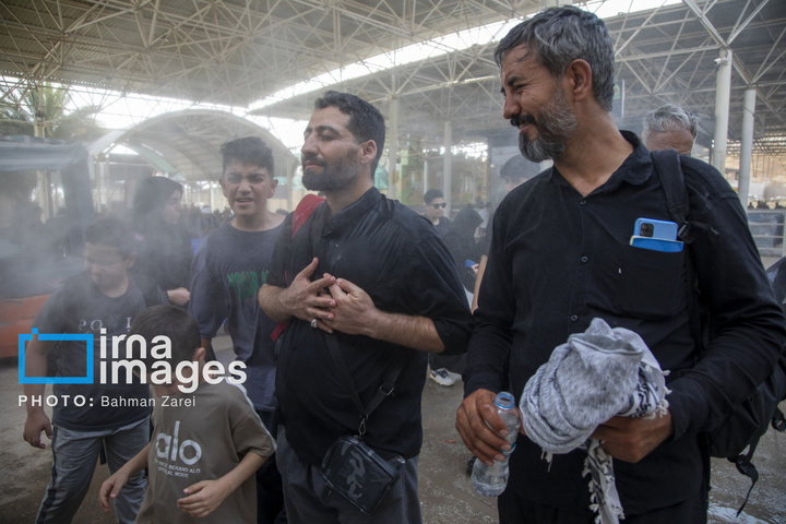 موج بازگشت زائران حسینی در مرز خسروی