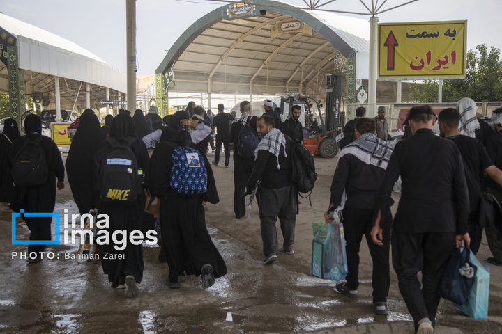 موج بازگشت زائران حسینی در مرز خسروی
