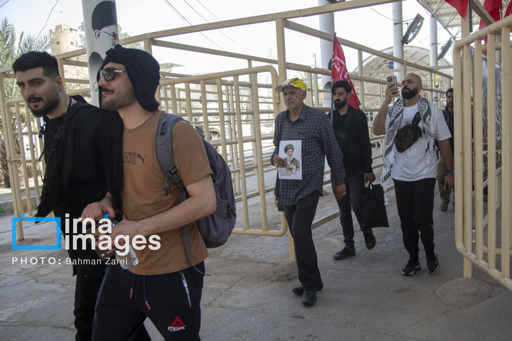 موج بازگشت زائران حسینی در مرز خسروی