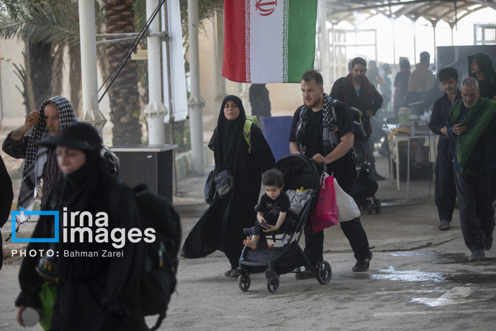 موج بازگشت زائران حسینی در مرز خسروی