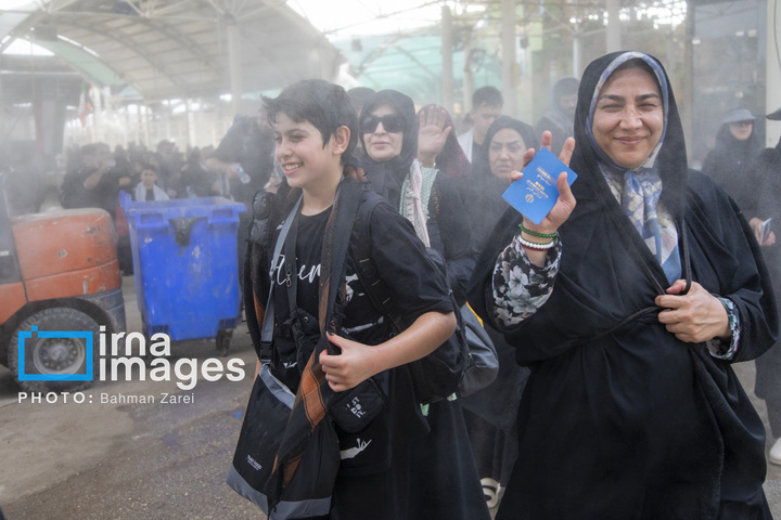 موج بازگشت زائران حسینی در مرز خسروی