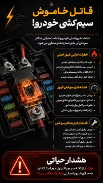 قاتل خاموش سیم کشی خودرو