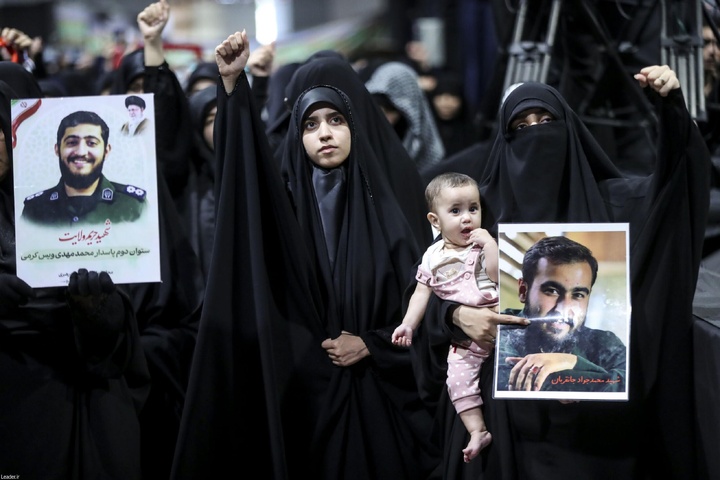 مراسم عزاداری اربعینِ حسینی در جوار محل شهادت رهبر انقلاب