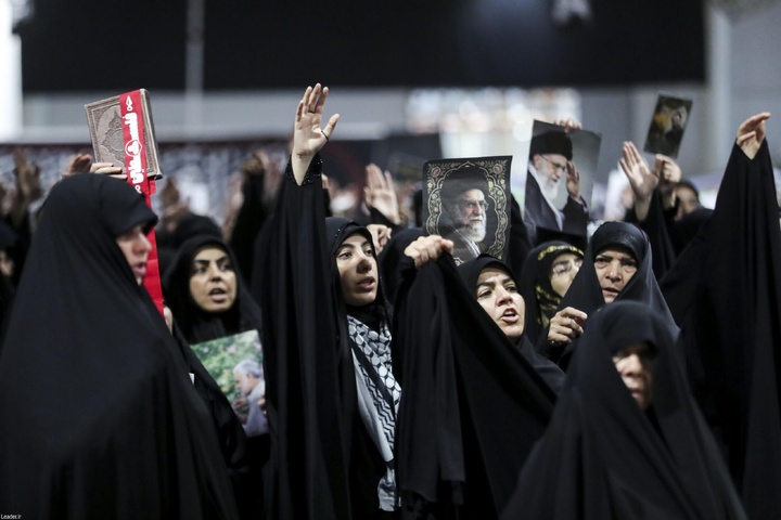 مراسم عزاداری اربعینِ حسینی در جوار محل شهادت رهبر انقلاب