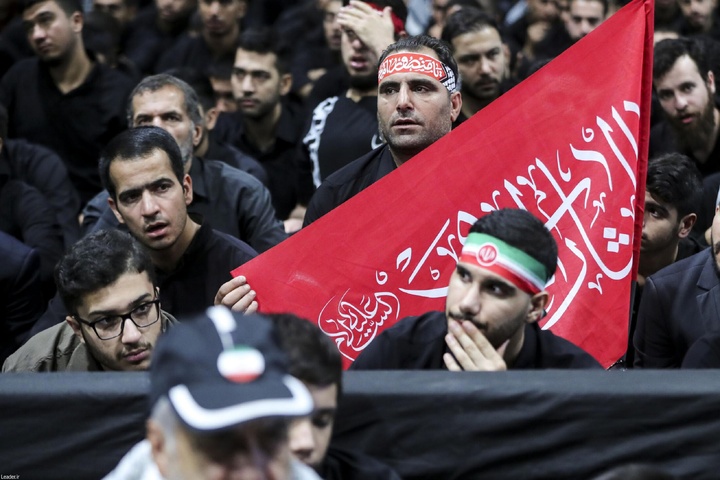 مراسم عزاداری اربعینِ حسینی در جوار محل شهادت رهبر انقلاب