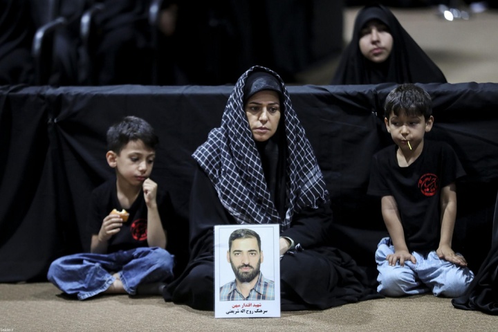 مراسم عزاداری اربعینِ حسینی در جوار محل شهادت رهبر انقلاب