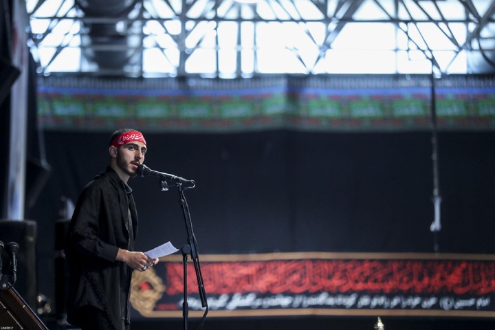 مراسم عزاداری اربعینِ حسینی در جوار محل شهادت رهبر انقلاب
