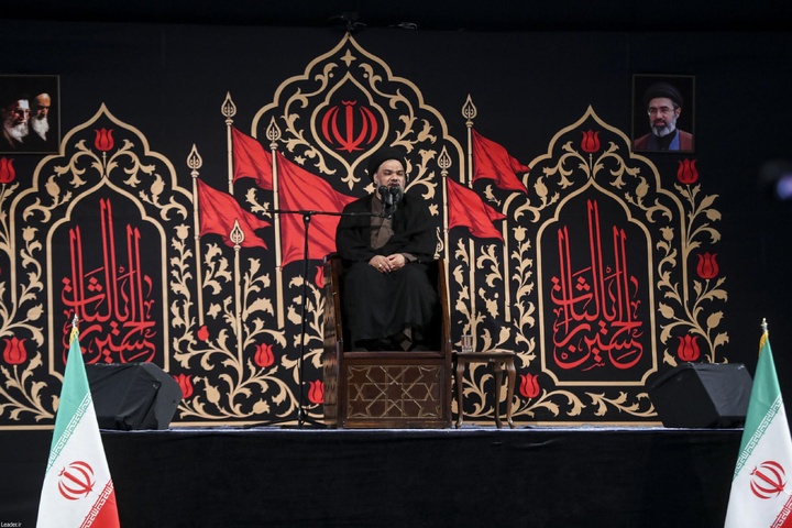 مراسم عزاداری اربعینِ حسینی در جوار محل شهادت رهبر انقلاب