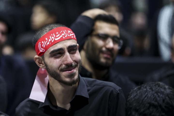 مراسم عزاداری اربعینِ حسینی در جوار محل شهادت رهبر انقلاب