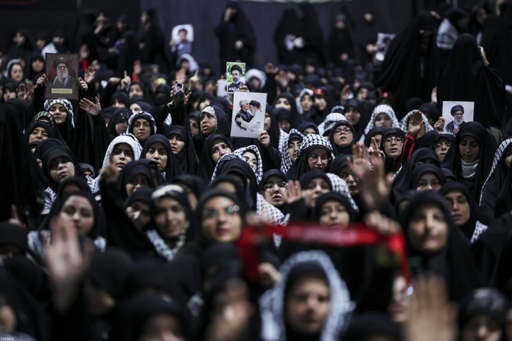 مراسم عزاداری اربعینِ حسینی در جوار محل شهادت رهبر انقلاب