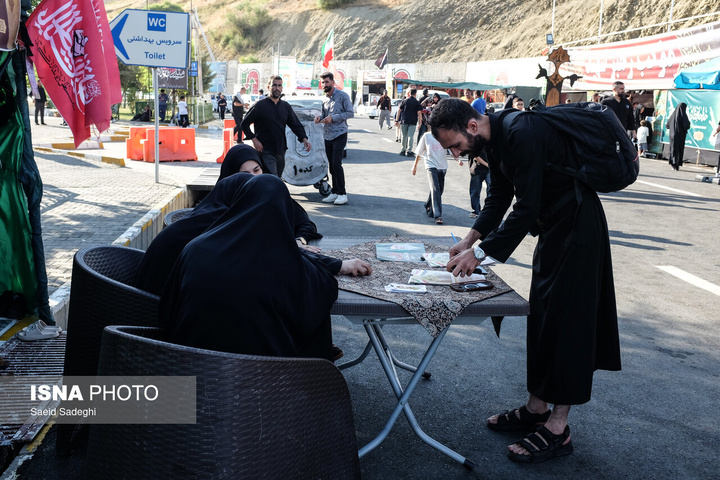 وضعیت تردد و خدمات به زائران اربعین حسینی در گذرگاه مرزی «تمرچین» - پیرانشهر