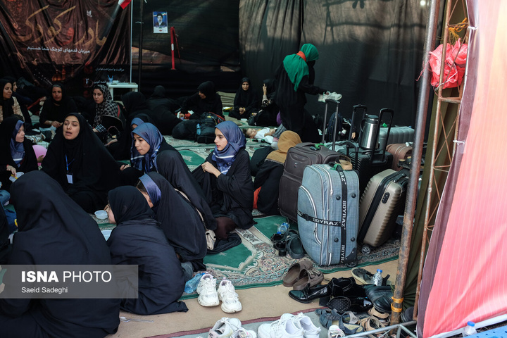 وضعیت تردد و خدمات به زائران اربعین حسینی در گذرگاه مرزی «تمرچین» - پیرانشهر
