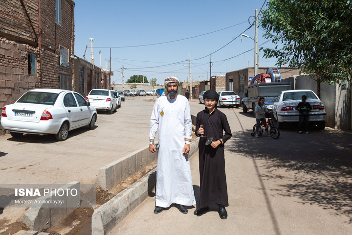 آیین تعزیه‌خوانی اربعین در روستای احمدآباد - میانجلگه