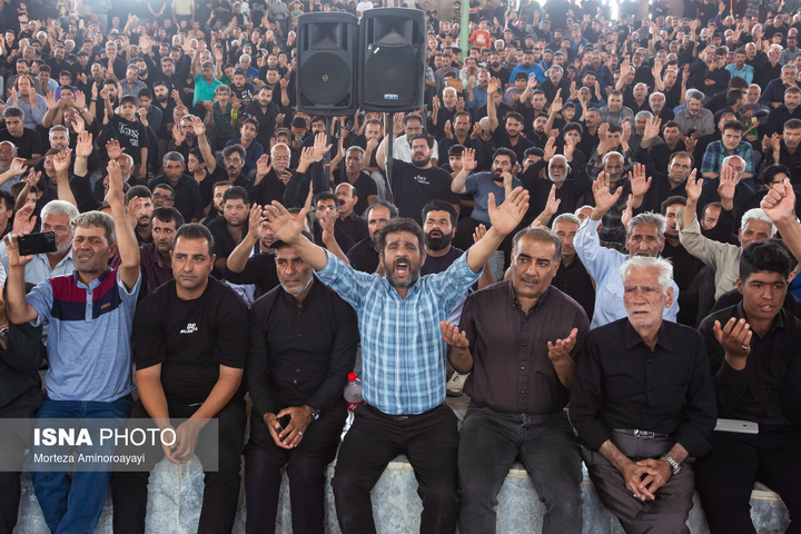 آیین تعزیه‌خوانی اربعین در روستای احمدآباد - میانجلگه