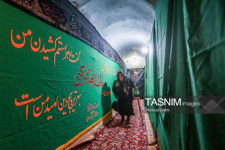 عزاداری دهه آخر ماه صفر در خانه تاریخی پنبه کاران اصفهان