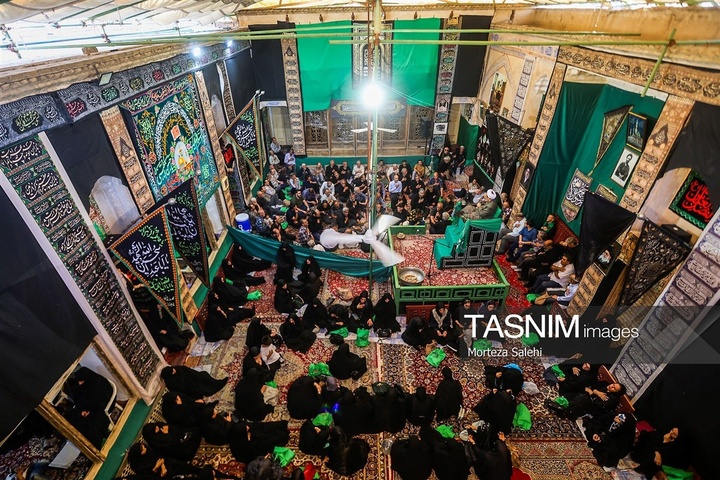 عزاداری دهه آخر ماه صفر در خانه تاریخی پنبه کاران اصفهان