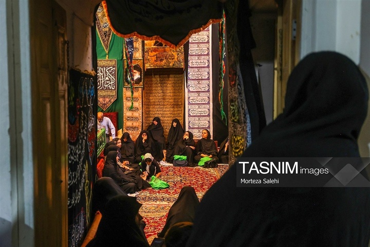 عزاداری دهه آخر ماه صفر در خانه تاریخی پنبه کاران اصفهان