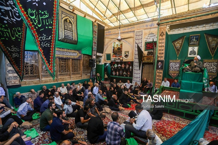 عزاداری دهه آخر ماه صفر در خانه تاریخی پنبه کاران اصفهان