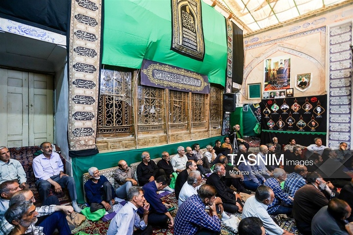 عزاداری دهه آخر ماه صفر در خانه تاریخی پنبه کاران اصفهان