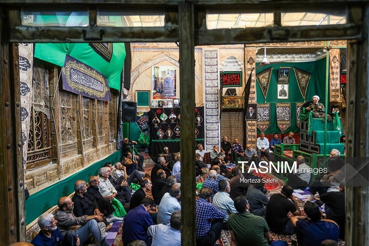 عزاداری دهه آخر ماه صفر در خانه تاریخی پنبه کاران اصفهان