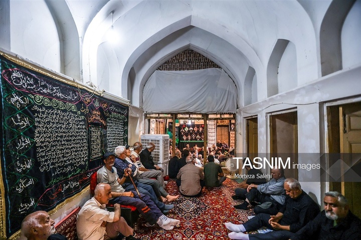 عزاداری دهه آخر ماه صفر در خانه تاریخی پنبه کاران اصفهان