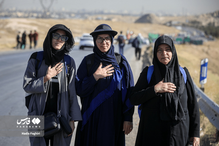 جاده‌های مشهدالرضا، میزبان هزاران زائر پیاده