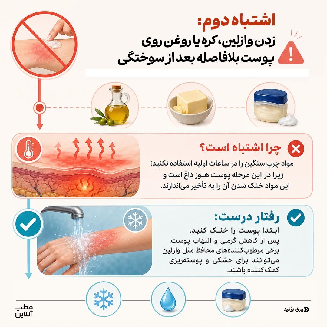 ممنوعه‌های آفتاب‌سوختگی!
