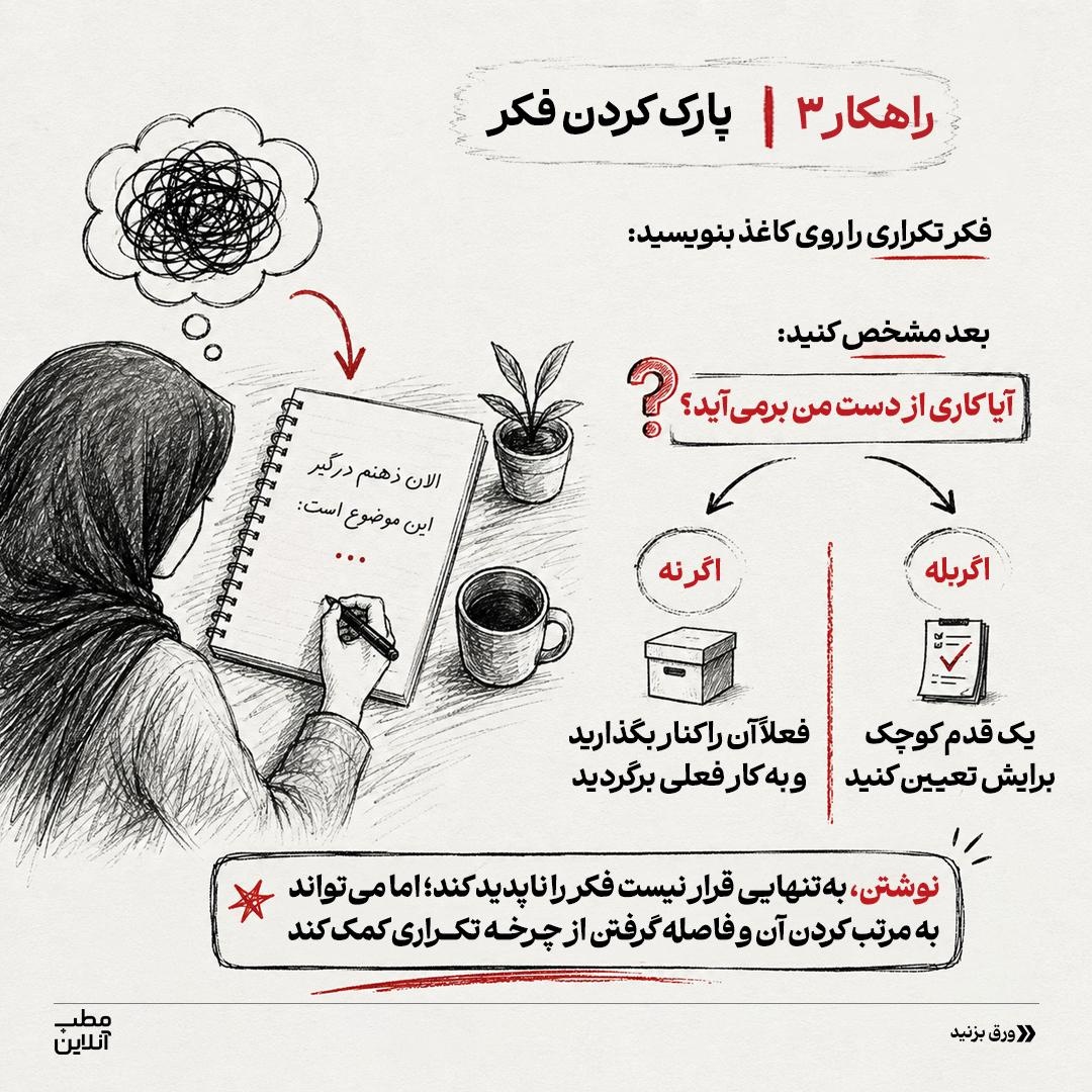چرخه نشخوار فکری رو بشکن!