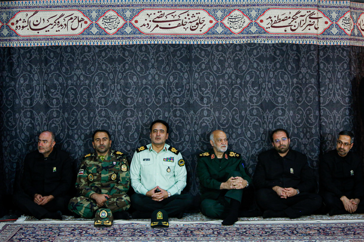 خطبه‌خوانی شهادت امام رضا علیه‌السلام در حرم مطهر رضوی