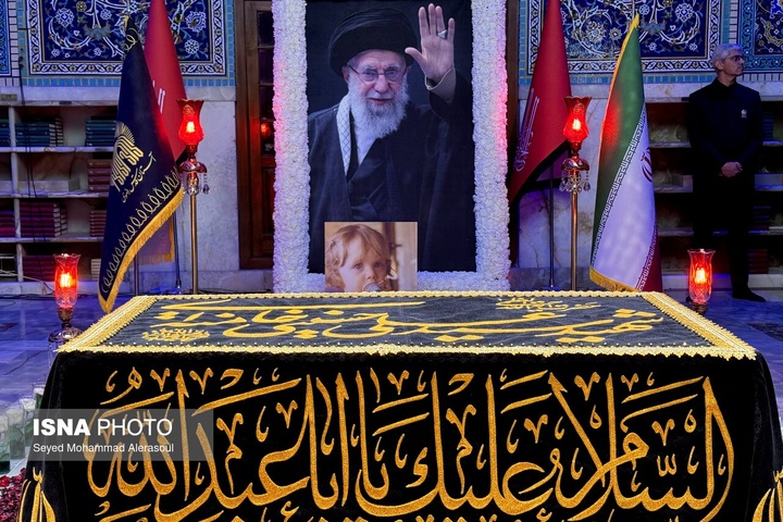 زیارت مزار رهبر شهید انقلاب در سالروز شهادت امام رضا علیه السلام