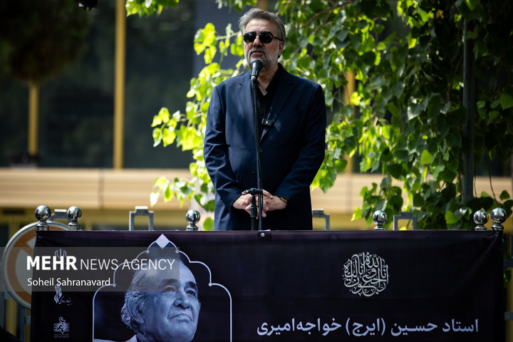 تشییع پیکر زنده‌یاد «ایرج خواجه امیری»