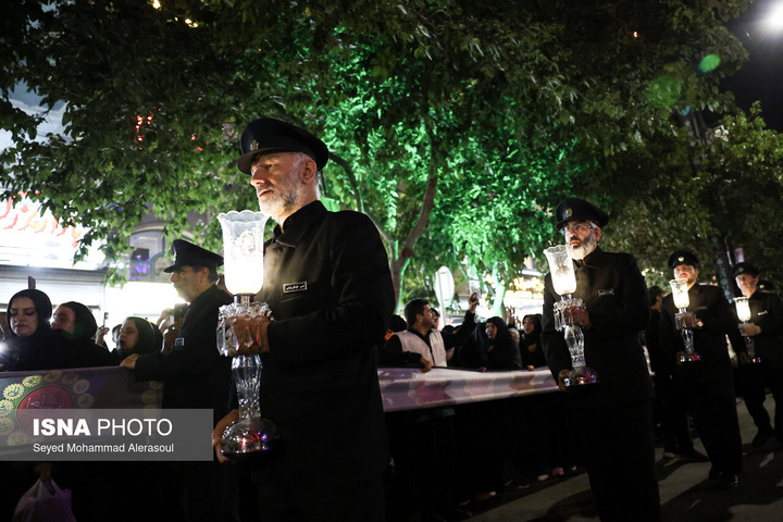 مراسم شام غریبان شهادت امام رضا علیه السلام در حرم مطهر رضوی