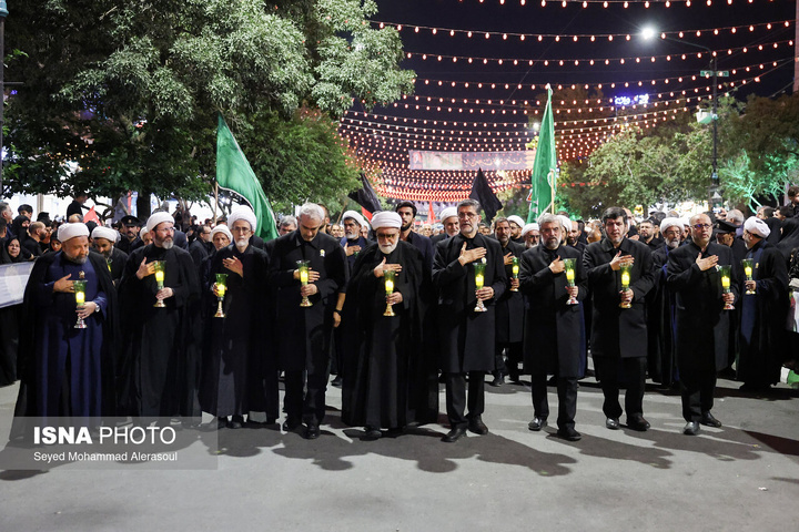 مراسم شام غریبان شهادت امام رضا علیه السلام در حرم مطهر رضوی