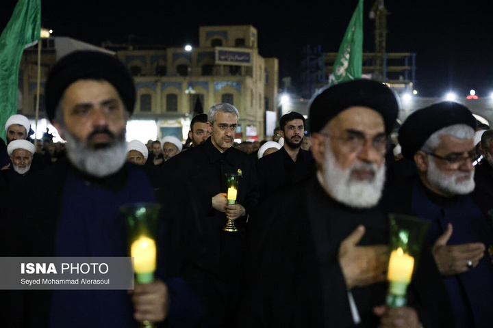مراسم شام غریبان شهادت امام رضا علیه السلام در حرم مطهر رضوی
