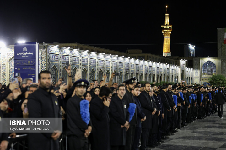 مراسم شام غریبان شهادت امام رضا علیه السلام در حرم مطهر رضوی