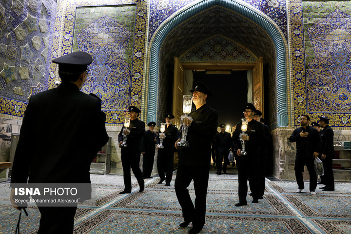 مراسم شام غریبان شهادت امام رضا علیه السلام در حرم مطهر رضوی