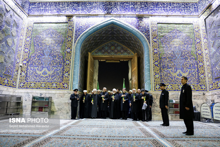 مراسم شام غریبان شهادت امام رضا علیه السلام در حرم مطهر رضوی