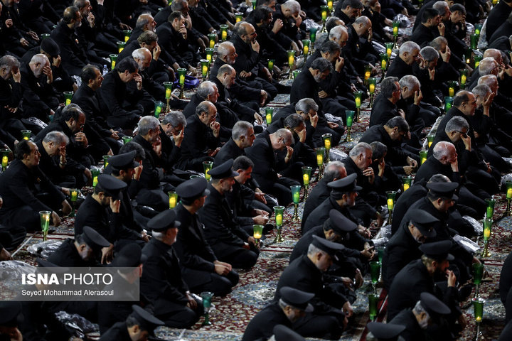 مراسم شام غریبان شهادت امام رضا علیه السلام در حرم مطهر رضوی