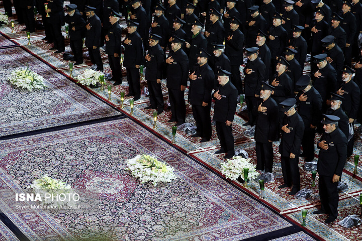 مراسم شام غریبان شهادت امام رضا علیه السلام در حرم مطهر رضوی